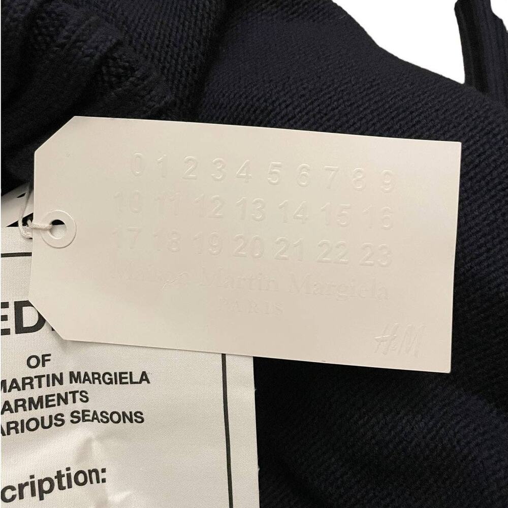 NWT!! Maison Martin Margiela H&M Navy Merino Wool Darted Sweater Dress Size Sz S - Picture 12 of 12